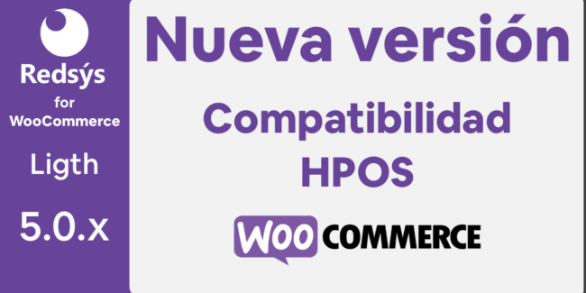 Nueva versión de WooCommerce Redsys Gateway Ligth 5.0.x