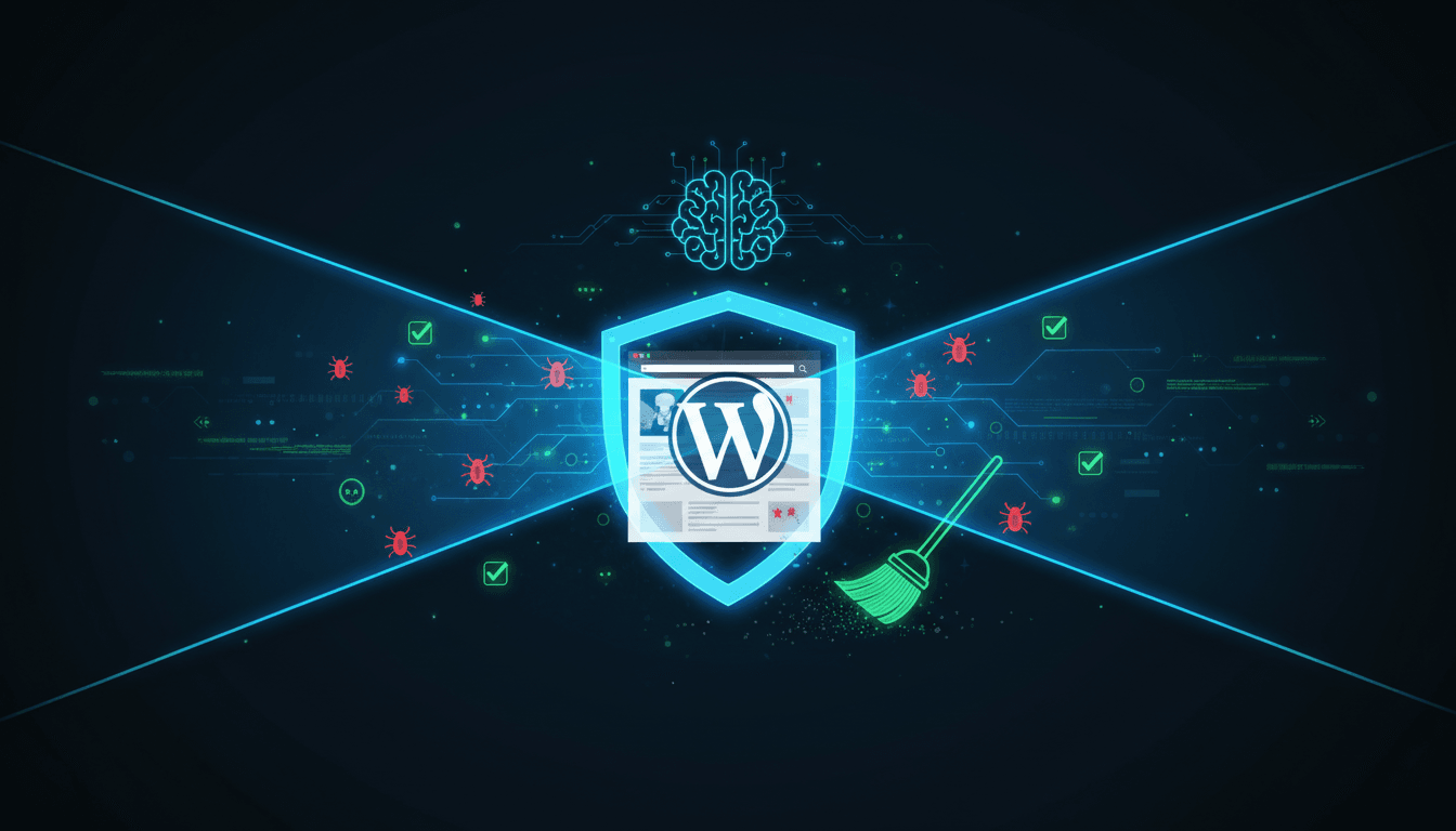 Limpieza de sitio WordPress hackeado con inteligencia artificial - escaneo de malware y remediación