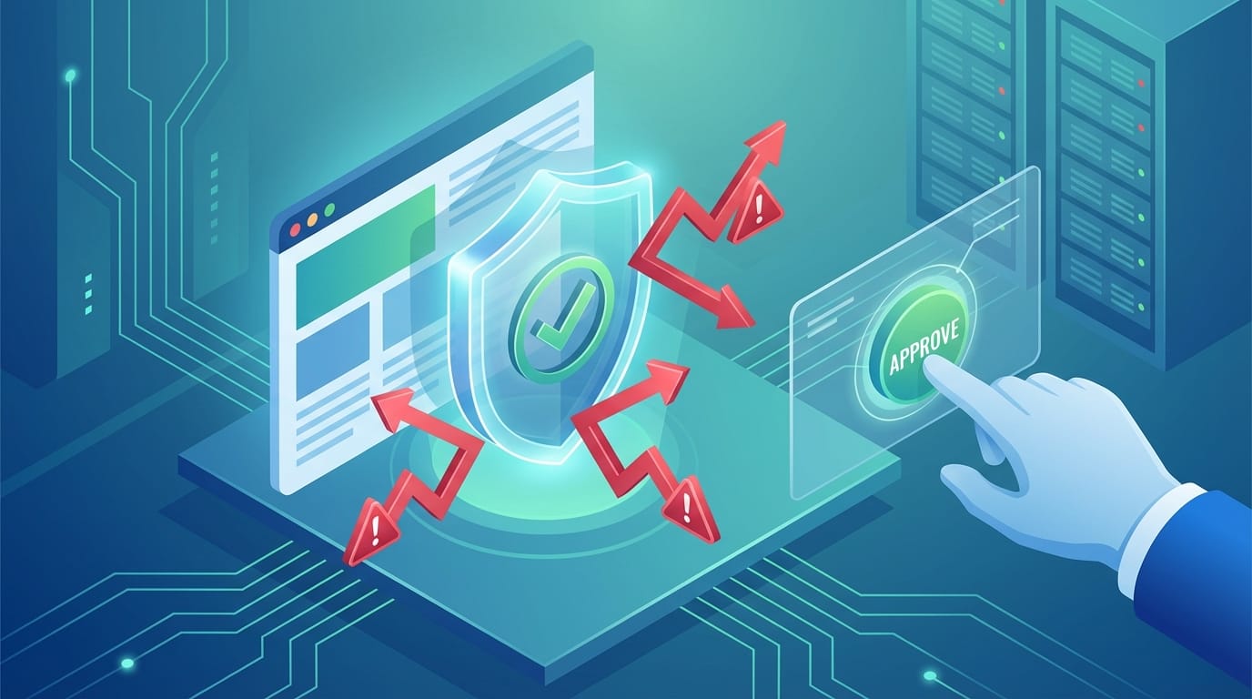 Sistema de confirmacion humana anti prompt injection para WordPress